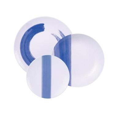 Imagem de Jogo Pratos Tramontina Soho Porcelana Decorada 12 Peças