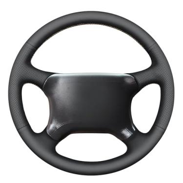Imagem de MEWANT Capa de volante costurada à mão para Chevrolet Tahoe Silverado 1995-1997/Chevrolet C1500 C2500 1995-1997 Acessórios de volante para Tahoe Silverado