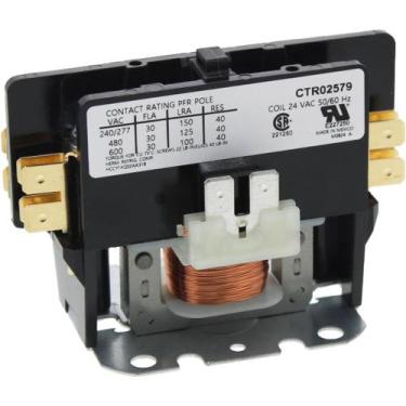 Imagem de Contator condensador Trane de polo único 30A 24V CTR02579