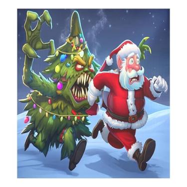 Imagem de SEHANY Capa magnética de Papai Noel para lava-louças, adesivos magnéticos para decoração de Natal antiarranhões para painel de geladeira e lava-louças, decoração de Natal de cozinha doméstica 58 x 66