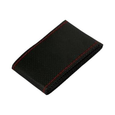 Imagem de Capa De Volante De Couro Artificial Trançado Antiderrapante De 37cm-38