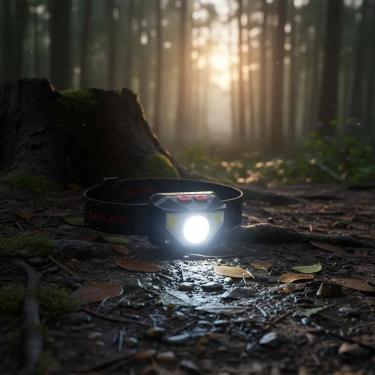 Imagem de Lanterna De Cabeça Farol Led 6 Modos Recarregável Aventura