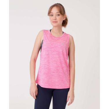Imagem de Blusa Regata Feminina Fitness Mescla Marisa-05002, Rosa, M
