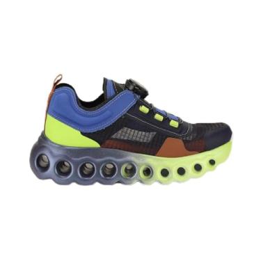 Imagem de Tênis Infantil Bibi Roller Sport Preto Azul com Verde 37
