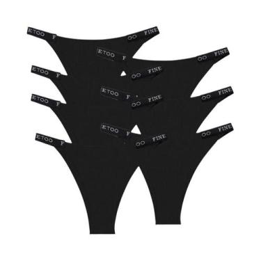 Imagem de Conjunto De Calcinhas De Algodão Femininas 7PCS Lingerie Íntima Sexy E