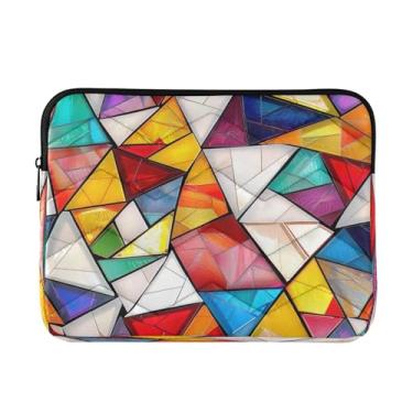 Imagem de Kigai Bolsa para laptop, colorido mundo macio e resistente a impactos, bolsa para laptop, bolsa protetora para notebook de 13 a 14 polegadas