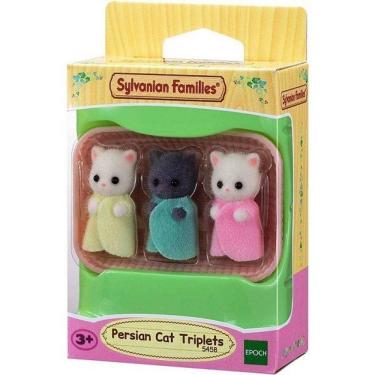Imagem de Sylvanian Families Trigemeos Gatos Persas EPOCH Magia 5458