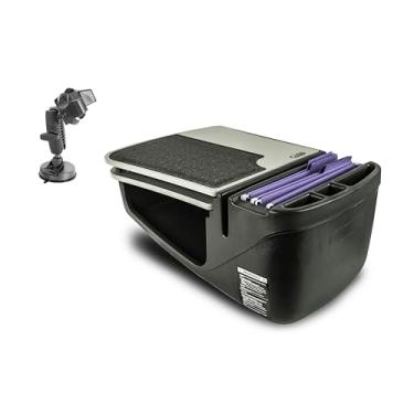 Imagem de AutoExec Mesa de carro GripMaster para sua estação de trabalho de veículos e escritório móvel, cinza