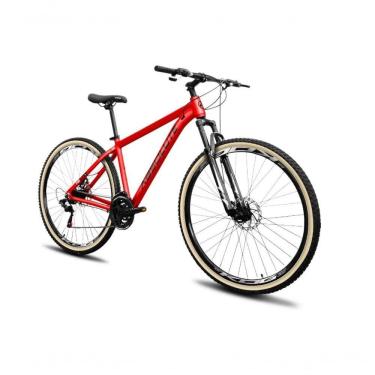 Imagem de Bicicleta Aro 29 Absolute Nero 5 Câmbios Shimano Altus 24v Freio Hidráulico Garfo C-trava vermelho Tam: 21