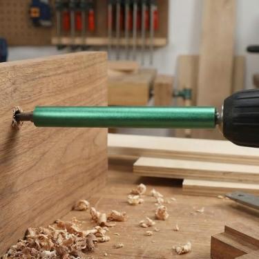 Imagem de Haste de extensão hexagonal magnética resistente 1/4 telescópica de liberação rápida suporte de broca elétrica (1 peça, 120 mm)