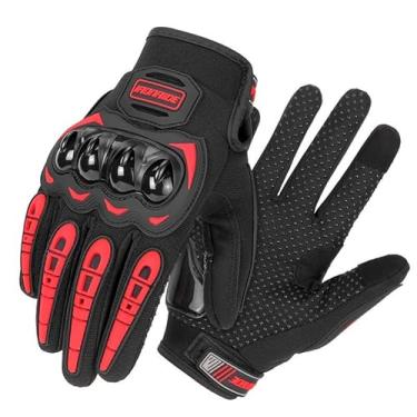 Imagem de Luvas de ciclismo – Luvas de bicicleta masculinas leves, à prova d'água, com tela sensível ao toque, desbloqueadas para ciclismo, treino, ginástica, levantamento de peso, atividades ao ar livre