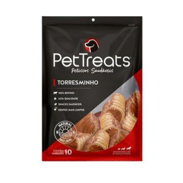 Imagem de Petisco Torresminho Traqueia Bovina 10 Unidades para Cães