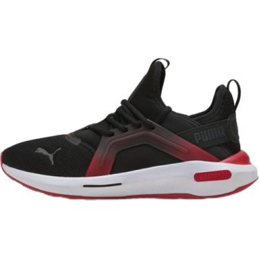 Imagem de PUMA Tênis masculino Softride Enzo 5 Cross Training, Preto-vermelho-frio cinza escuro, 43