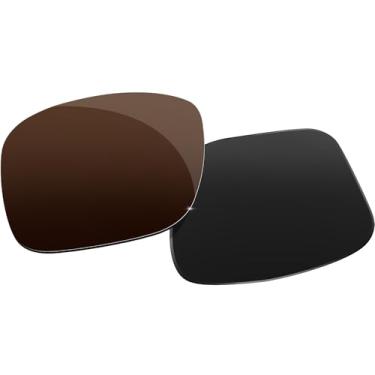 Imagem de Lentes polarizadas de substituição para óculos de sol Oakley Holbrook OO9102, várias cores, Marrom, simple