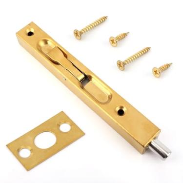 Imagem de Fechadura de Embutir para Porta Francesa, 15,2 cm Aço Inoxidável Trinco Oculto Portas Duplas com Ferragens Fechadura de Segurança para Varanda Casa