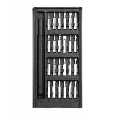 Imagem de Conjunto de 25 chaves de fenda de precisão, kit de reparo eletrônico com brocas Torx T9-T25 para smartphones, tablets e dispositivos pequenos