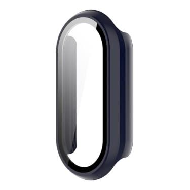 Imagem de BUDAY Capa protetora de vidro para Xiaomi Mi Band 9, antiarranhões, protetor de tela de PC, para-choques para Mi Band 9, capa de relógio, For Mi Band 9, Ágata
