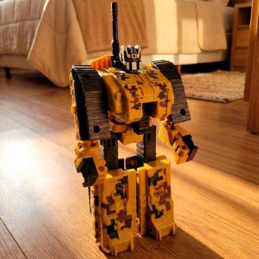 Imagem de Brinquedo Robô Guerreiro Boneco Herói Militar Com Acessórios