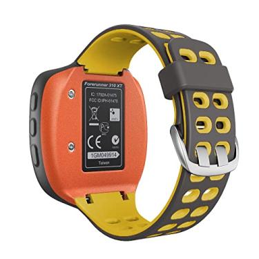Imagem de EKSIL Pulseiras de silicone para Garmin Forerunner 310XT pulseira relógio inteligente corrida faixa de natação Forerunner 310 XT pulseiras esportivas (cor: B, tamanho: para Forerunner 310XT)