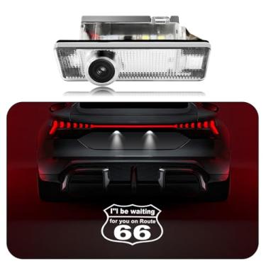 Imagem de Jfsotls Logotipo de luz de projetor de placa de licença de LED Ghost Shadow compatível com 1 2 3 4 5 Series X3 X4 X5 X6 A4/S4 A5/S5 A6/S6 A7/S7 Q3 Q5 Q7 Jetta Passat (Route 66)