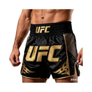 Imagem de Shorts De Treinamento UFC Para Homens E Mulheres, Rápido Secagem, Resp