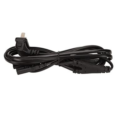 Imagem de Generic 15P para Dual IEC320 C7 Cabo de Alimentação Retardador de Chamas Cabo de Extensão à Prova D'água para Monitores LCD, Impressoras, Adaptador de PVC de 5,9 Pés para Escritório Doméstico