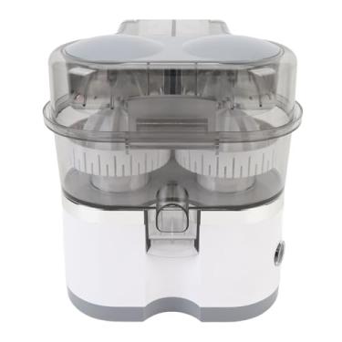 Imagem de Depisuta Espremedor de Cítricos Elétrico de Cabeça Dupla, Extrator de Espremedor de Limão Portátil, Máquina de Elétrico Com Escova de Limpeza, para Laranja Fresca, Limão, (Branca)