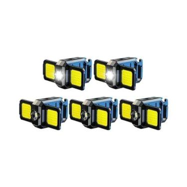 Imagem de Lanterna Mini USB Recarregável Com Chaveiro Luz De Trabalho COB 90 gra