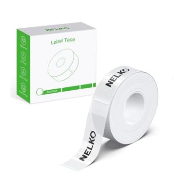 Imagem de Fita Etiqueta P21 Original Transparente 14x40mm, Rolo de Papel Adesivo com 180 Folhas para Impressoras de Etiqueta P21 – Para Uso Doméstico e Escritório