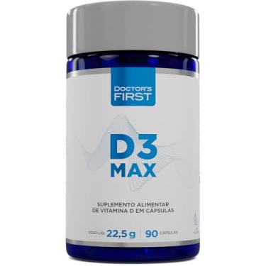 Imagem de Vitamina D3 2000UI diluida em TCM, D3 MAX - 90 cápsulas Softgel