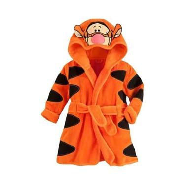 Imagem de Pijama De Flanela Laranja Para Crianças Meninos E Meninas, Pijamas Que