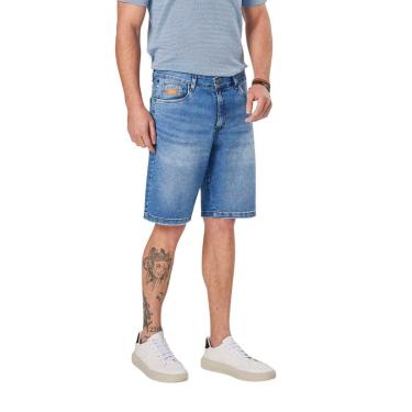 Imagem de Bermuda Casual Pedal Reta Masculina Max Denim Premium 12079 Jeans-Masculino