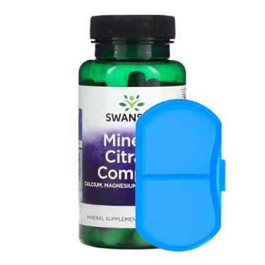 Imagem de Porta Cápsulas/Comprimidos + C.omplex. C.itrato M.ineral 60 Cáps Made Usa/Importado