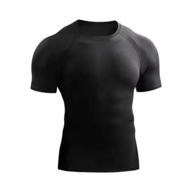 Imagem de Camiseta Masculina De Secagem Rápida De Manga Curta Para Corrida, Fitn