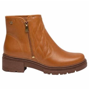 Imagem de Bota Dakota Coturno Curto Ankle Boot Almería Feminina D2731 Cor:Carame