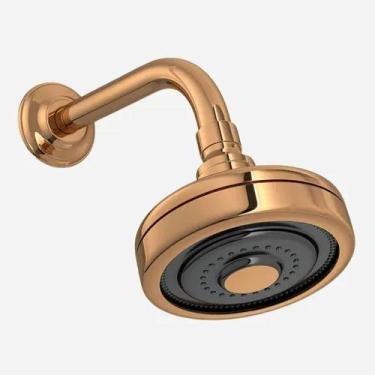 Imagem de Chuveiro Redondo Parede  Ducha Redonda Para Banheiro - Vertex Metais, 