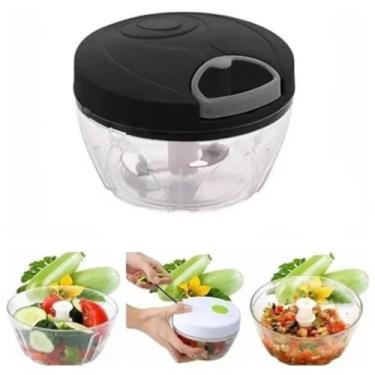 Imagem de Mini Processador Triturador Mixer de Alimento Manual 3 Laminas - bless