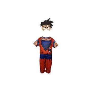 Imagem de Fantasia Roupa Infantil Goku Dragon Ball Z Com Máscara - Bililika, Mul