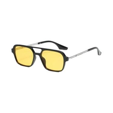 Imagem de Óculos De Sol Piloto Com Armação Pequena E Dupla Viga, Retrô Clássico 