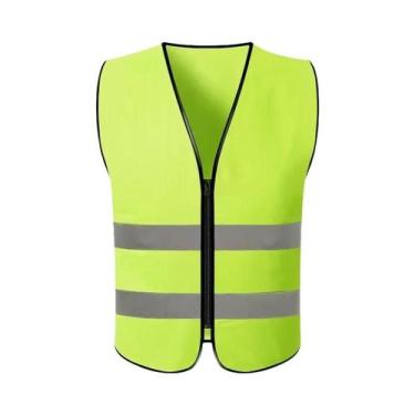 Imagem de Colete De Segurança Refletivo Ajustável De Alta Visibilidade Para Corr