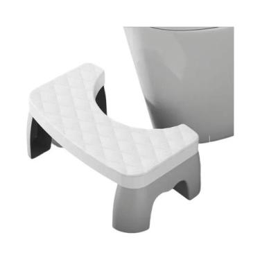 Imagem de Banquinho Antiderrapante De Plástico Para Banheiro, Para Idosos, Crian