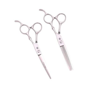 Imagem de Tesoura Profissional De Cabeleireiro Purple Dragon 5.5" 6" 440C Para D