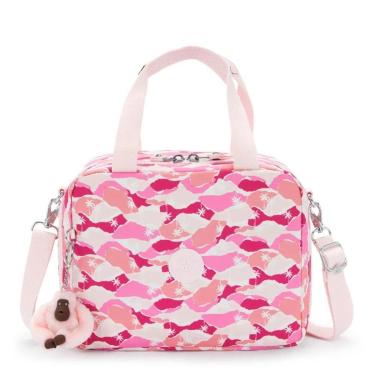 Imagem de Lancheira Kipling Miyo Pink Palm-Feminino