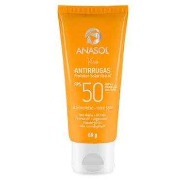 Imagem de Protetor Solar Facial Antirrugas  FPS50 Anasol 60g-Unissex