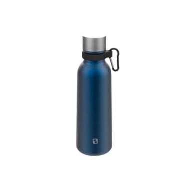 Imagem de Squeeze urbano 700ml inox/azul prática esportiva soprano
