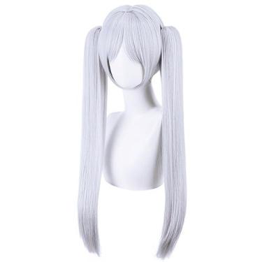 Imagem de Peruca de cosplay Frierens Beyonds Journeys Ends 60 cm sintética - yiw