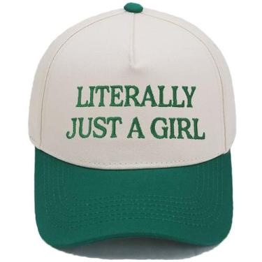 Imagem de Boné de beisebol, chapéu liso de algodão com bordado literalmente - Yi