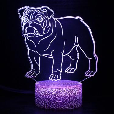 Imagem de Luz noturna LED 3D que muda a cor do cão do Snoopy para crianças - Yiw