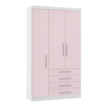 Imagem de Guarda Roupa Dormitório Modulado Alpes 3 Portas 4 Gavetas  - Módulo Ro