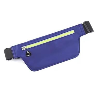 Imagem de Pochete Slim Fitness Academia Corrida Trilha - Hxt, Azul escuro